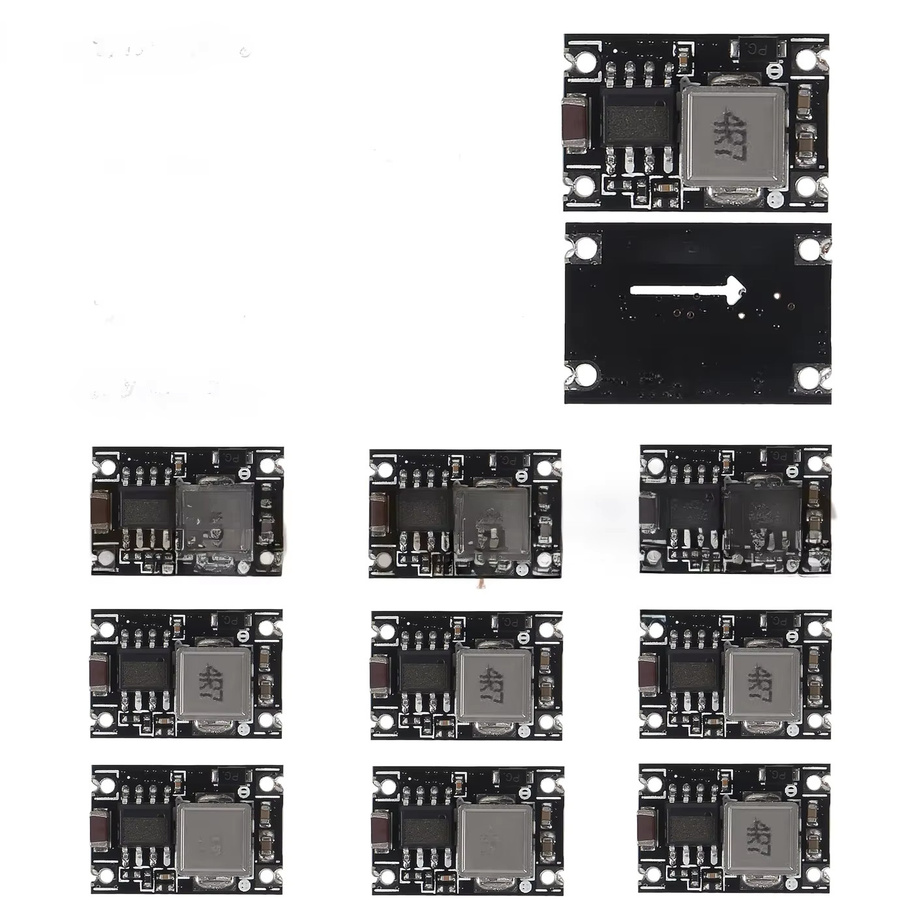 HORNAXYS DC-DC Buck Netzteil Modul Einstellbarer Buck Converter 5V-30V zu 3,3V 5V 9V 12V 3A in Schwarz - Bild 3