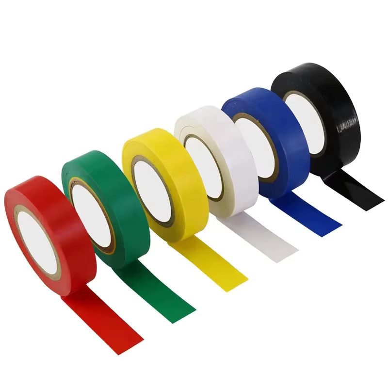 6 Rollen Isolierband aus PVC, flammhemmend und wasserdicht, Farben: Weiß, Schwarz, Rot, Blau - Bild 5