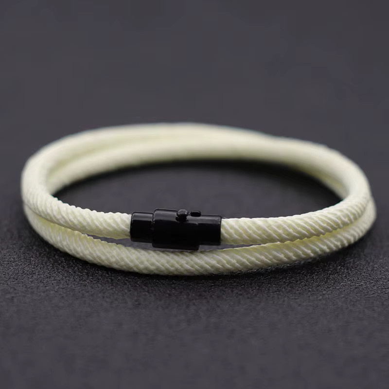 Seilarmband, Herren, Weiß, minimalistisch - Bild 2