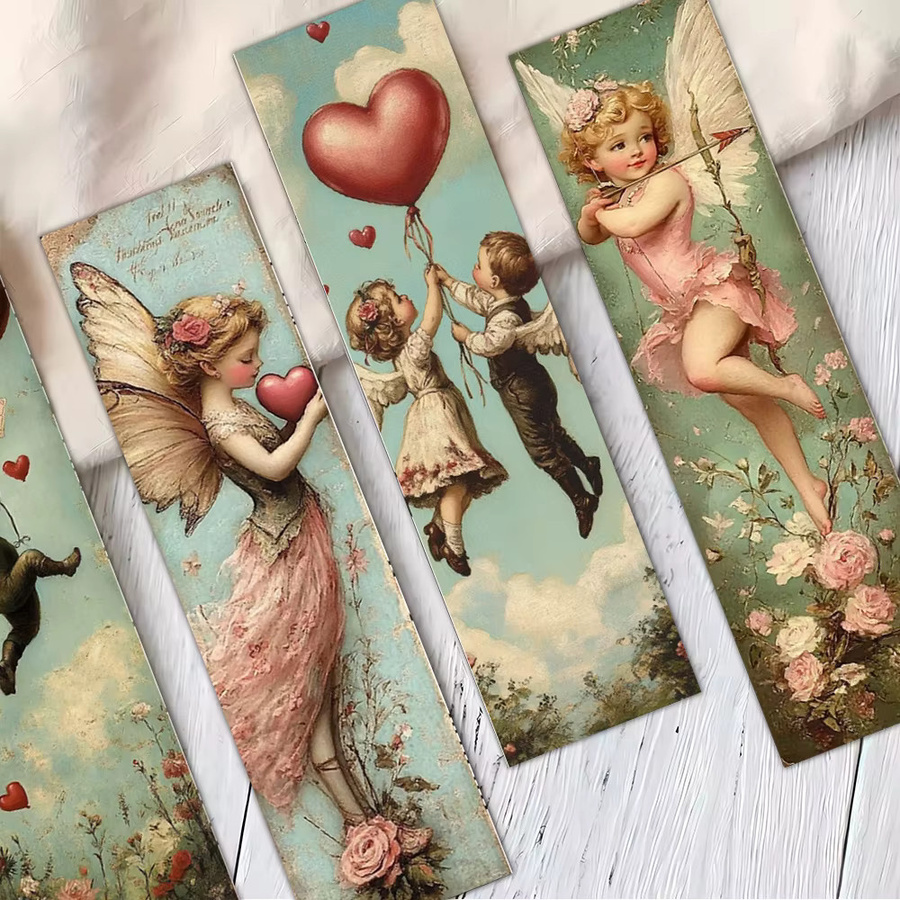 32 Stück Amor-Lesezeichen aus Papier in Multicolour für Buchliebhaber und Lehrer - Bild 5