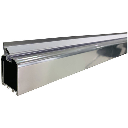 Sanoflex Magnetprofil aus Stahl in Silber/Chrom für Nischen, B/L: 4,5-6,5 x 195 cm - Bild 2