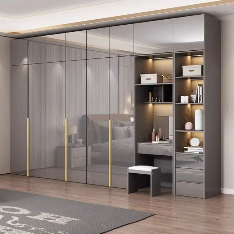 DUTRIEUX Kleiderschrank aus Holz mit Schubladen und internen Regalen für das Schlafzimmer - Bild 3