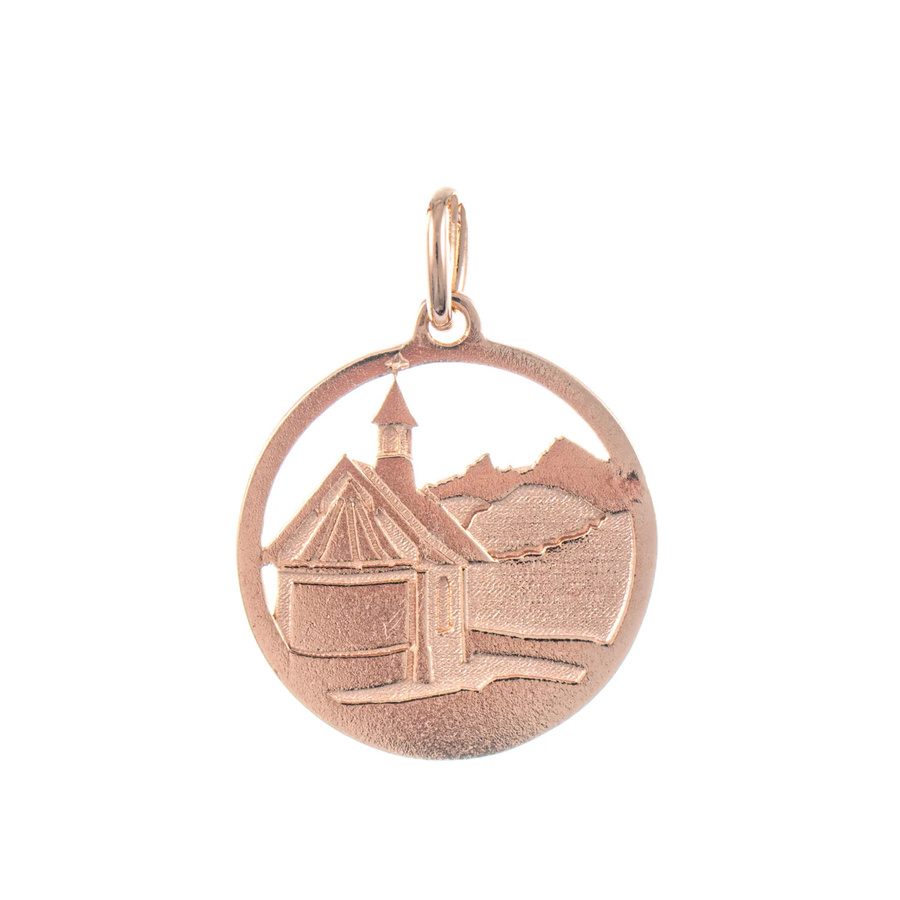 Goettgen Anhänger Kirchleitnkapelle, 925 Silber, Roségold, Unisex - Bild 1