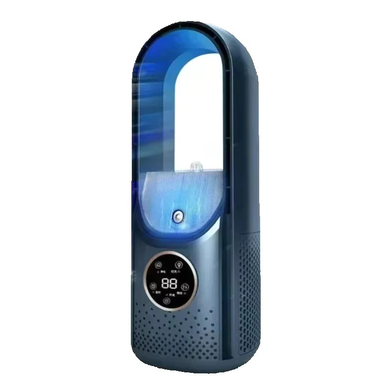 Xiaomi Elektrischer Ventilator ohne Rotorblätter in Blau mit Befeuchtungsfunktion und 6 Leistungsstufen als tragbarer USB-Desktop-Ventilator - Bild 6