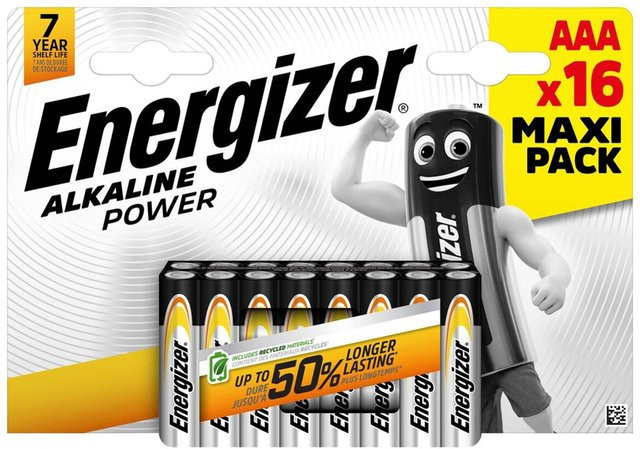 Energizer AAA Micro Batterien LR03 16er Pack Multicolor - Bild 1
