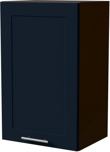 Feldmann-Wohnen Hängeschrank Oslo Lava / Indigo Matt mit Soft-Close-Türen und Regalböden, B/T/H: 45 x 32,5 x 72 cm - Bild 1