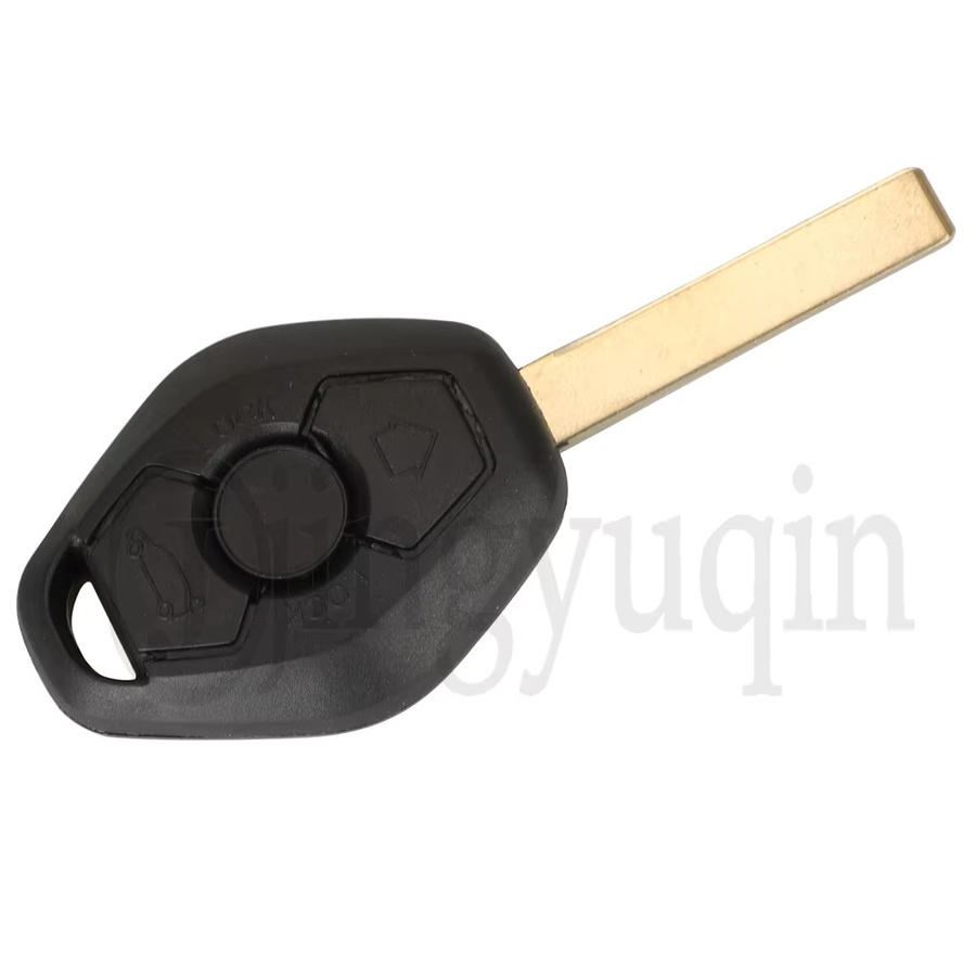 Jingyuqin EWS System Fernbedienung Autoschlüssel mit 3 Tasten in Schwarz für BMW E38 E39 E46 X3 X5 Z3 Z4 1/3/5/7 Serie 315/433 MHz Keyless Entry Sender - Bild 2