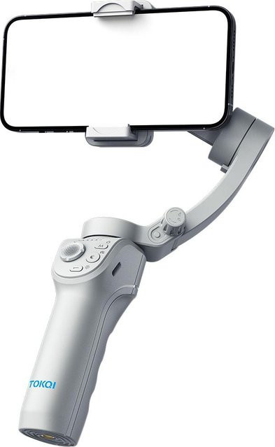 Andoer Gimbal Stabilisator für dein Smartphone mit Brennweitenrad in Grau - Bild 1