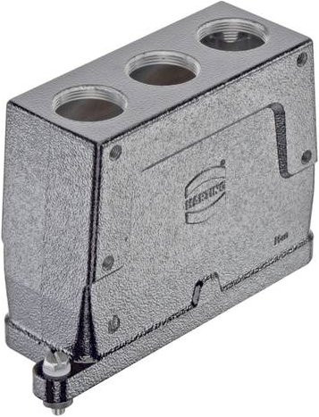 HARTING Tüllengehäuse 19 40 024 0456 in Silber aus Edelstahl - Bild 1