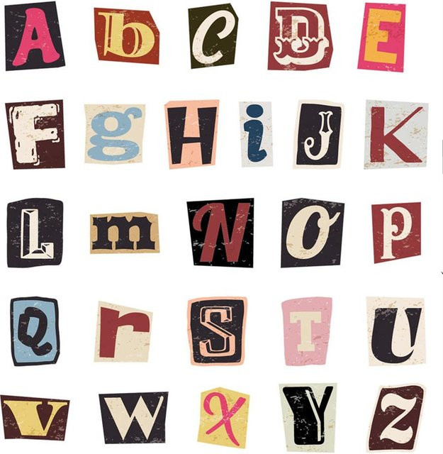 Binchi Outdoor Product Retro Alphabet Aufkleber in Bunt zur Dekoration von Notizbüchern und Wasserbechern - Bild 1