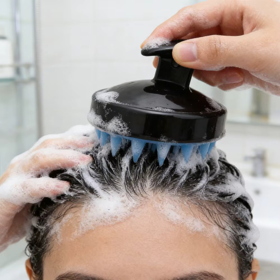 Silikon-Kopfhautmassagegerät für empfindliche Kopfhaut, Unisex - Bild 2