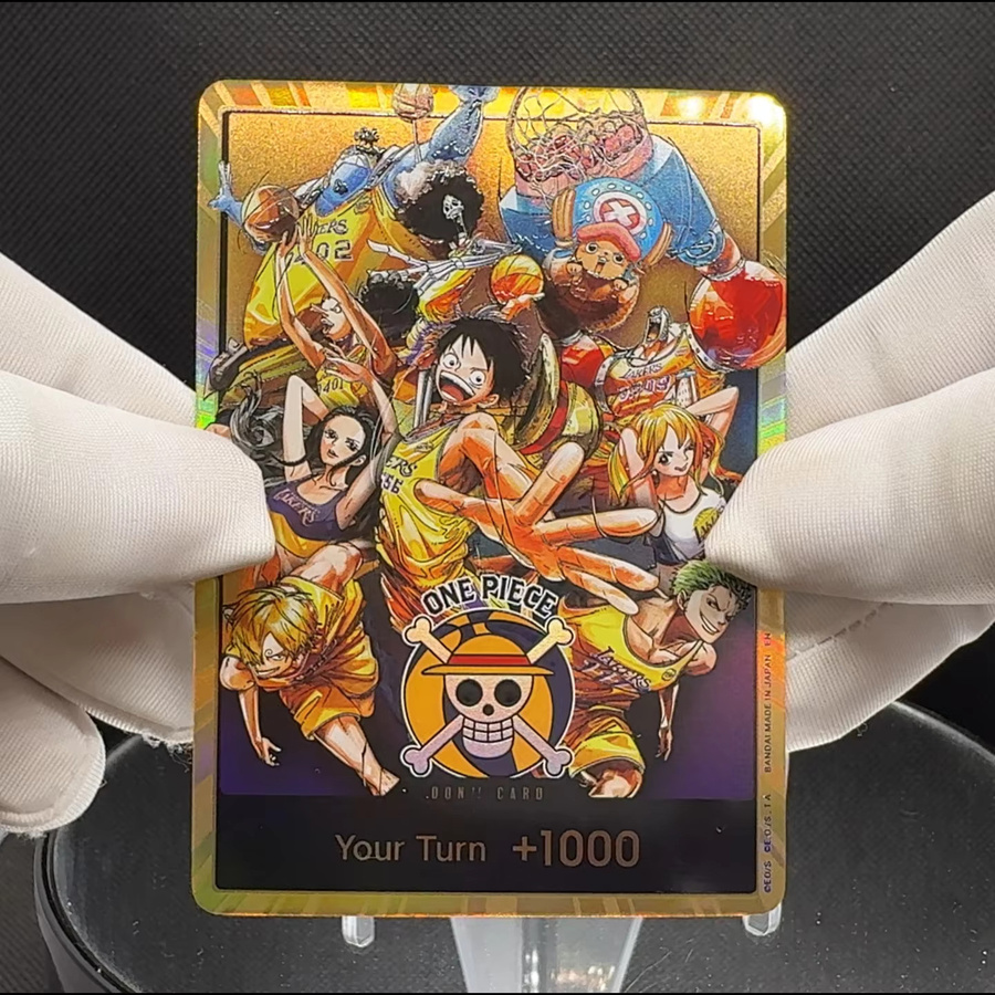 Bandai One Piece Golden DON-Karte, Strohhut Crew, Sammelkarten, Englisch - Bild 2