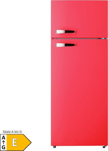 PKM Kühl-Gefrierkombination GK210-2 FR, Rot, H x B x T: 143,0 x 54,0 x 54,5 cm - Bild 3
