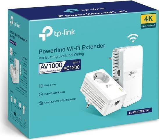 TP-Link TL-WPA7619 KIT Powerline WLAN Starter Kit mit Wi-Fi 5 Dual-Band und 1000 Mbit/s in Weiß - Bild 2