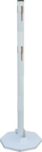 VISO BSP100B P3 Absperrpfosten weiß, selbstständig stehend, Durchmesser: 5 cm, Höhe: 100 cm - Bild 1