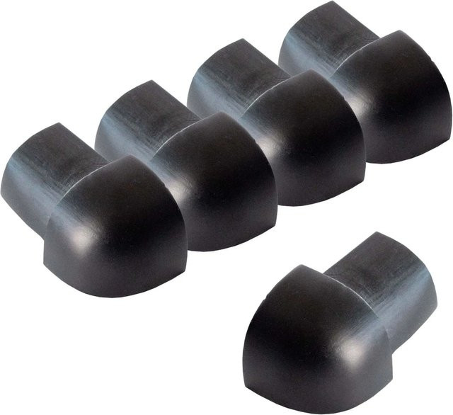 Dalsys Außeneck Fliesenschiene Viertelkreis aus Aluminium in Schwarz Matt, B: 12,5 mm, H: 5 mm - Bild 1