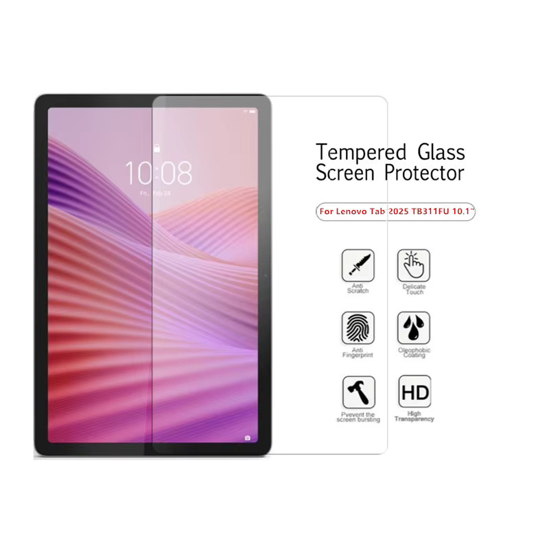 2er-Set HD Gehärtetes Glas Schutzfolie für Lenovo Tab 2025 10,1 Zoll TB-311FU und Tab K10 2nd Gen, Transparent, 9H Kratzfest - Bild 2