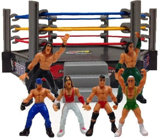 Binchi Outdoor Product Kampfstation Ringen Wrestler, Actionfiguren, ab 2 Jahren - Bild 1