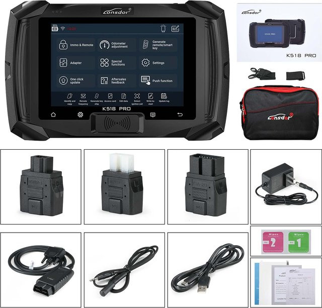 Lonsdor K518 PRO FCV All-in-One-Schlüsselprogrammierer in Schwarz - Bild 1