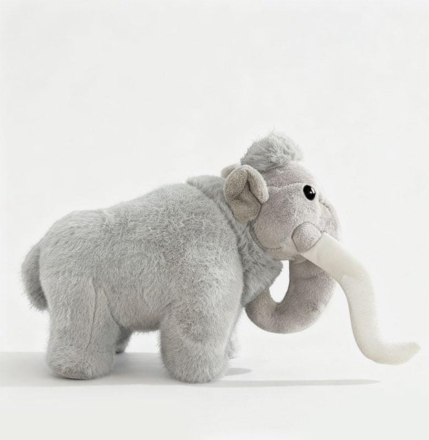 Mammut Plüschtier, grau, 27 cm, ab 14 Jahren, 1-teiliges Set - Bild 1