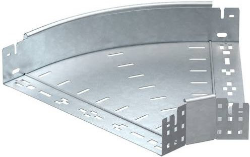 OBO Bettermann Bogen aus Metall in Silber, Breite: 40 cm, Höhe: 8,5 cm - Bild 1