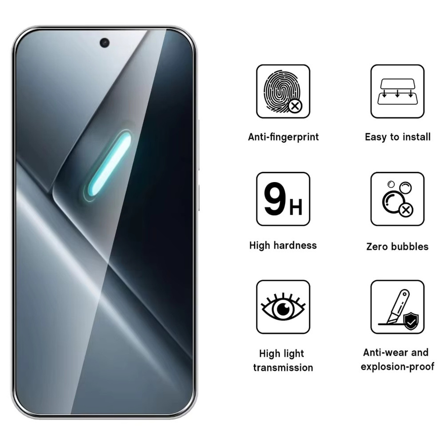4 Stück Entsperrbare Displayschutzfolien für Xiaomi POCO X8 Pro Max F8 Ultra F7 F6 F5 X7 X6 M7 M6 X5 X4 X3 Pro Schutzglas transparent - Bild 2