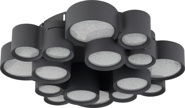 Deckenleuchte DARLA von GLOBO Lighting in Anthrazit Matt mit Acrylkristallen - Bild 1