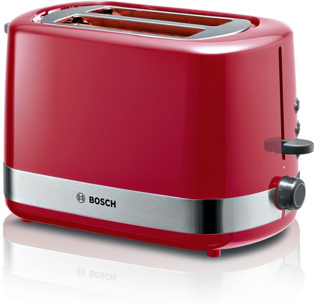 Bosch Kompakt-Toaster TAT6A514 in Rot mit 800 Watt und Auto-Shutoff - Bild 1