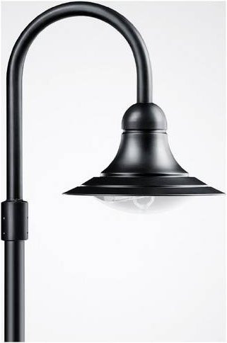Trilux Mastaufsatz 6020400 in Schwarz aus Aluminium für Gartenleuchten - Bild 1