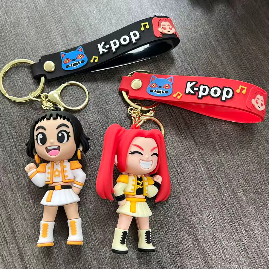Bandai Harajuku-Style KPOP Tiger, Schlüsselanhänger, 6er-Pack, Bunt - Bild 4
