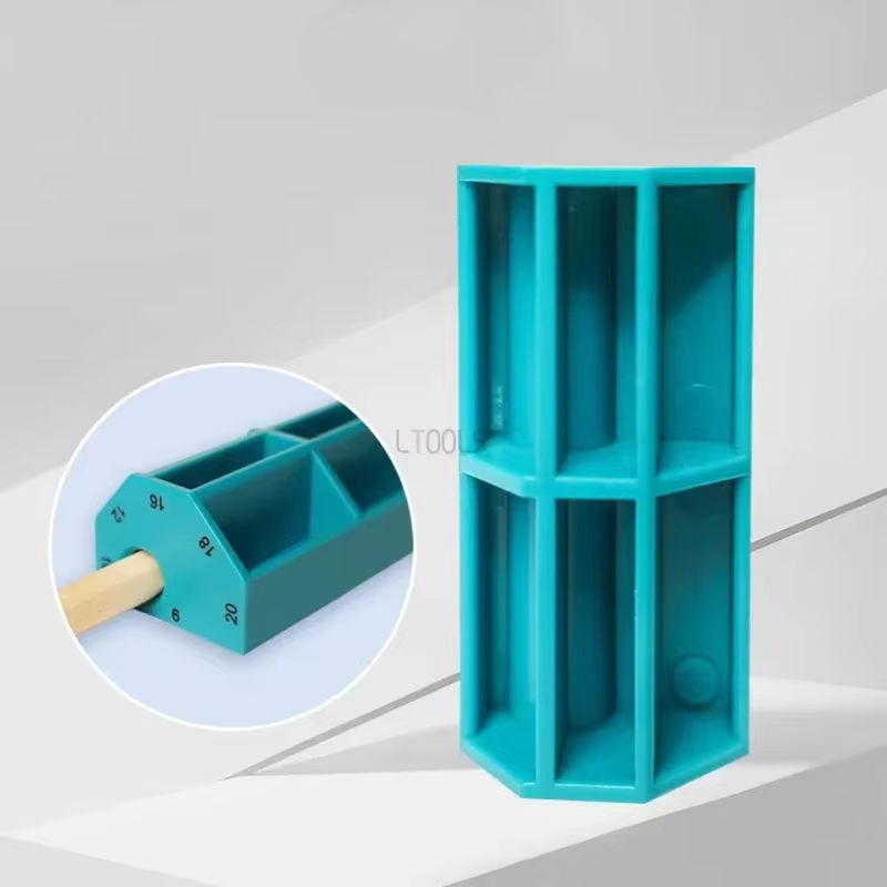 LTOOLS Multi-Marin-Parallelschreiber und Markierungslehre für die Holzbearbeitung, Türkis - Bild 5