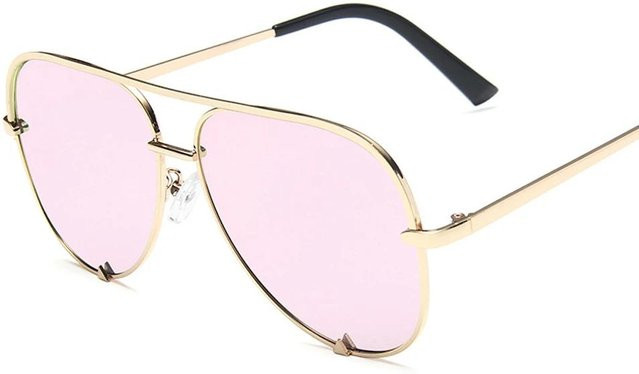 Yiran bag Sonnenbrille Aviator, Metall, Vollrand, pink, Unisex - Bild 1