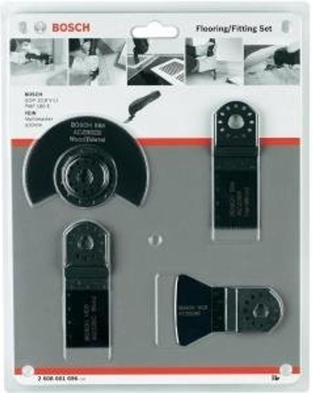 Bosch Boden- und Einbau-Set 4-teilig in Schwarz und Silber - Bild 2