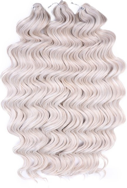 Fashion Idol Haarverlängerung, synthetisch, Wasserwelle, Ombre-Blond - Bild 1