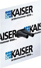 Kaiser Doppelkabelmanschette Schwarz D=8-11mm 9059-47 - Bild 1