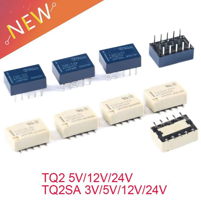 Signalrelais TQ2 ATQ201SA ATQ209 mit 10 Pins in den Spannungen 5V, 12V oder 24V - Bild 1