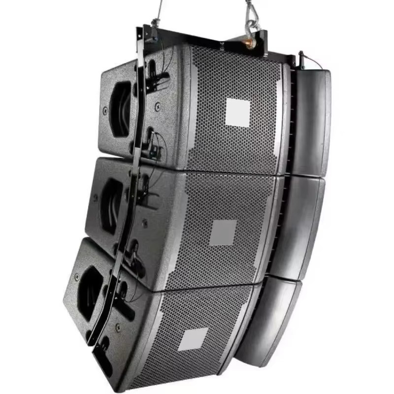 Professionelles passives Line-Array-Lautsprecher-Set mit 18-Zoll-Subwoofer in Schwarz für den Außenbereich - Bild 1