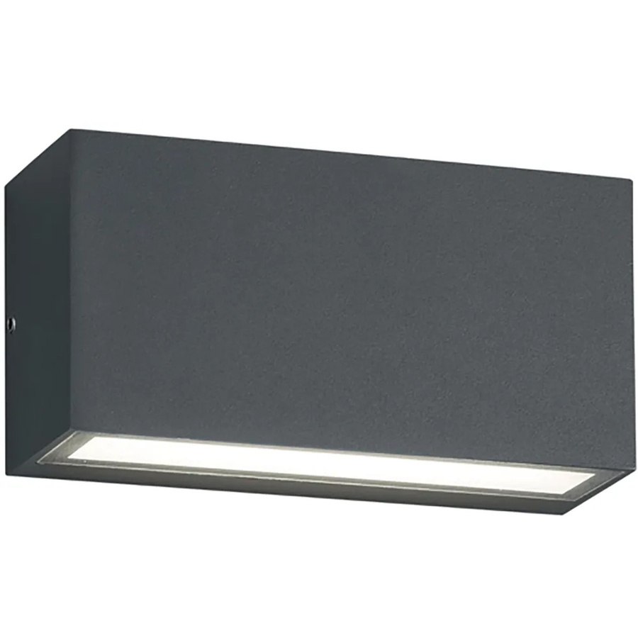 Trio LED-Wandleuchte Trent Up-Down Licht in Anthrazit B/H/T: 14,0 x 7,0 x 5,0 cm - Bild 2