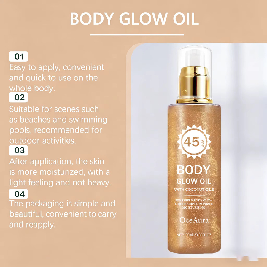 OceAura Körperglanzöl Kokosnuss, 100 ml - Bild 2
