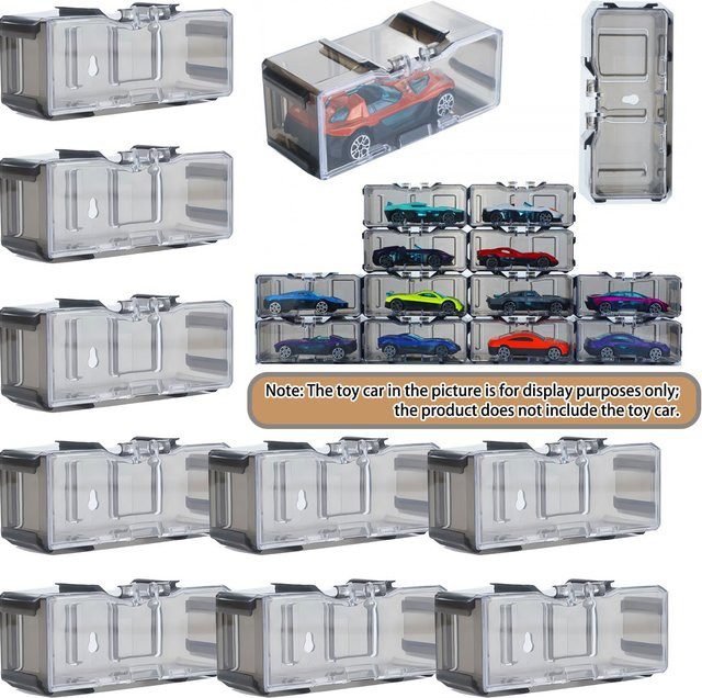 DSUE Acryl-Modellauto-Vitrine, Aufbewahrungsbox, 1-5-teiliges Set - Bild 1