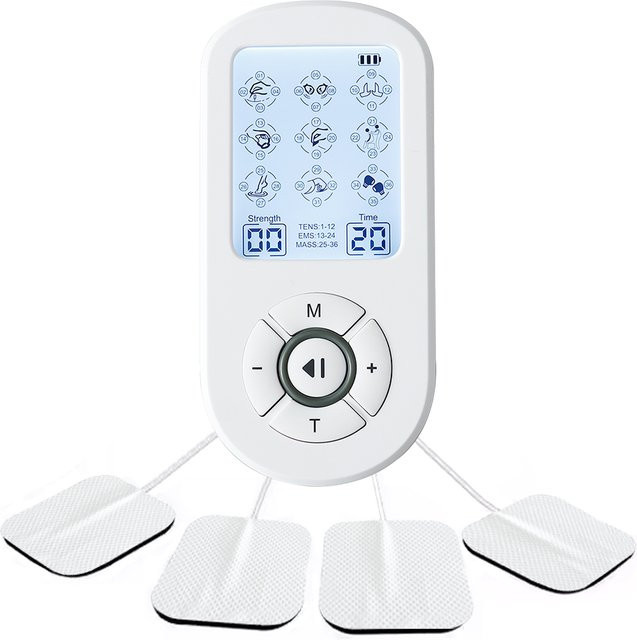 Raiuleko EMS Elektromuskelstimulator, Unisex, Weiß - Bild 1