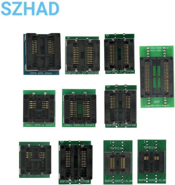 SZYTF SOP8 zu DIP IC Adapter Chip Umwandlung Testbuchse für 14 bis 28 Pins - Bild 1