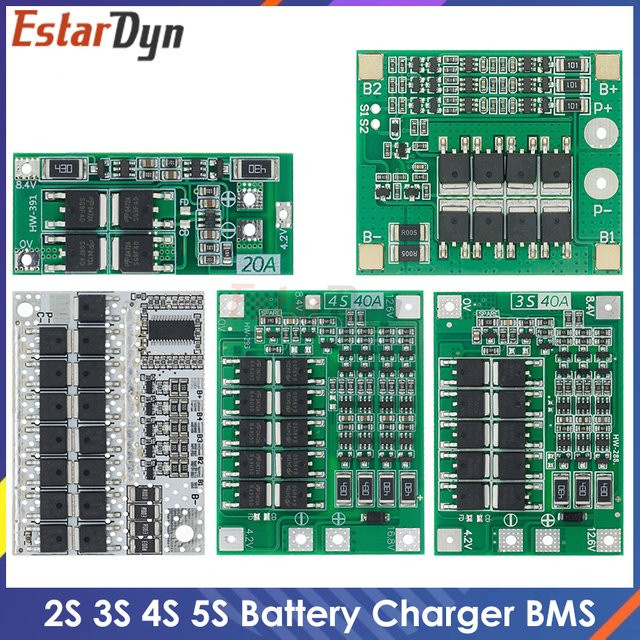 Estardyn BMS Schutzplatine für 18650 Li-Ionen-Lithium-Batterien in Grün - Bild 1