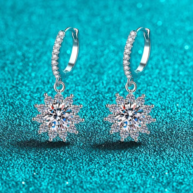 BJXMOSO Ohrringe 925 Silber, Zirkonia, Damen - Bild 2