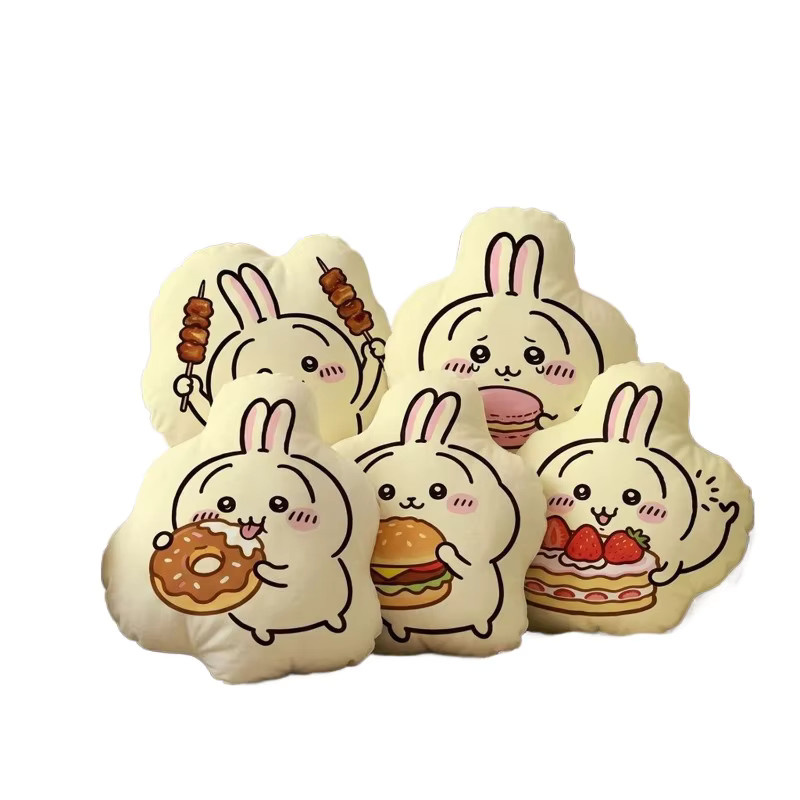 Sanrio Chiikawa Usagi Kissen, Plüschkissen, unregelmäßige Form - Bild 2