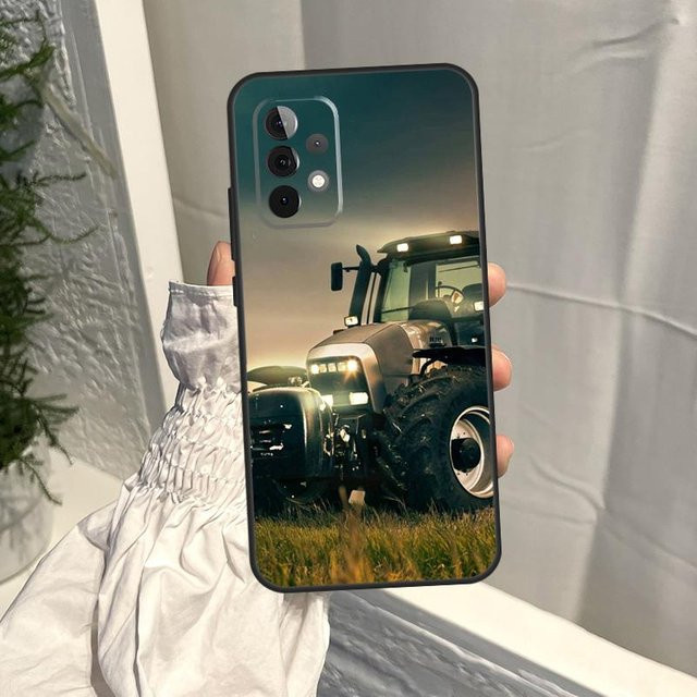 Handyhülle mit Traktor-Motiv für Samsung Galaxy A-Serie (A12 bis A56), Multicolor - Bild 1