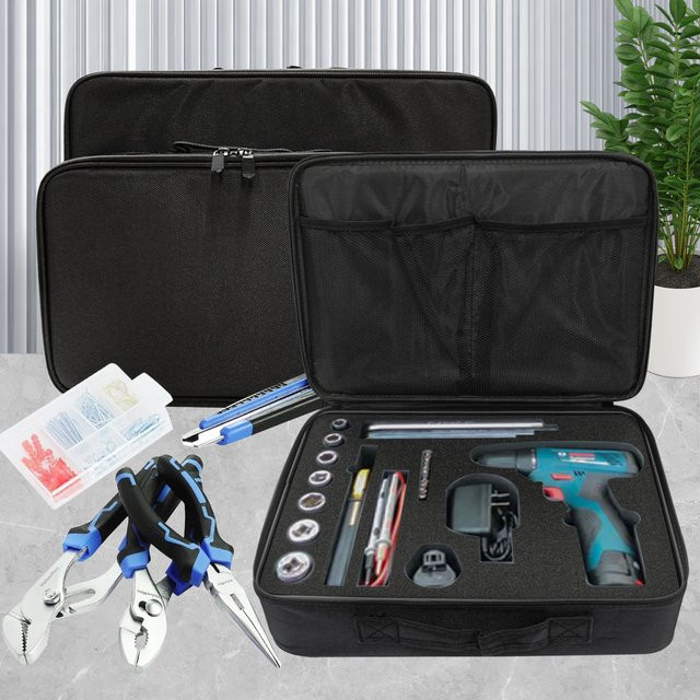 FNICEL Werkzeugtasche aus robustem Oxford-Gewebe mit Schwamm-Aufbewahrung für Instrumentenausrüstung - Bild 1