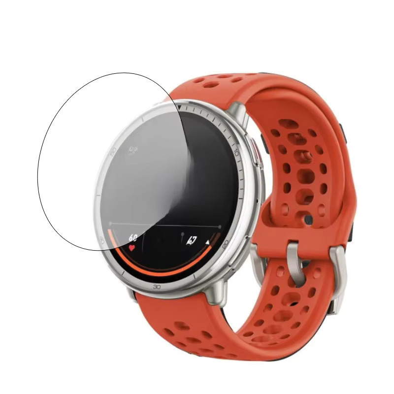 KomoKe Smartwatch Schutzfilm, TPU, transparent, Amazfit Active 2 - Bild 1
