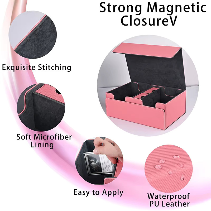 Marsguard Kartenbox, PU-Leder, Rosa / Pink - Bild 4