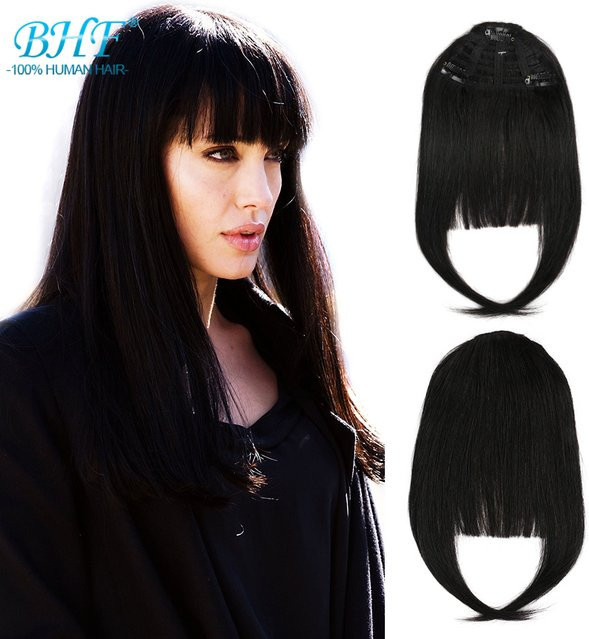BHF Echthaar-Pony, 20,3 cm, 20 g, Remy-Echthaar-Fransen mit 3 Clips - Bild 1